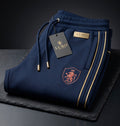 LUBO Royal Joggers – Navy/Gold Classic