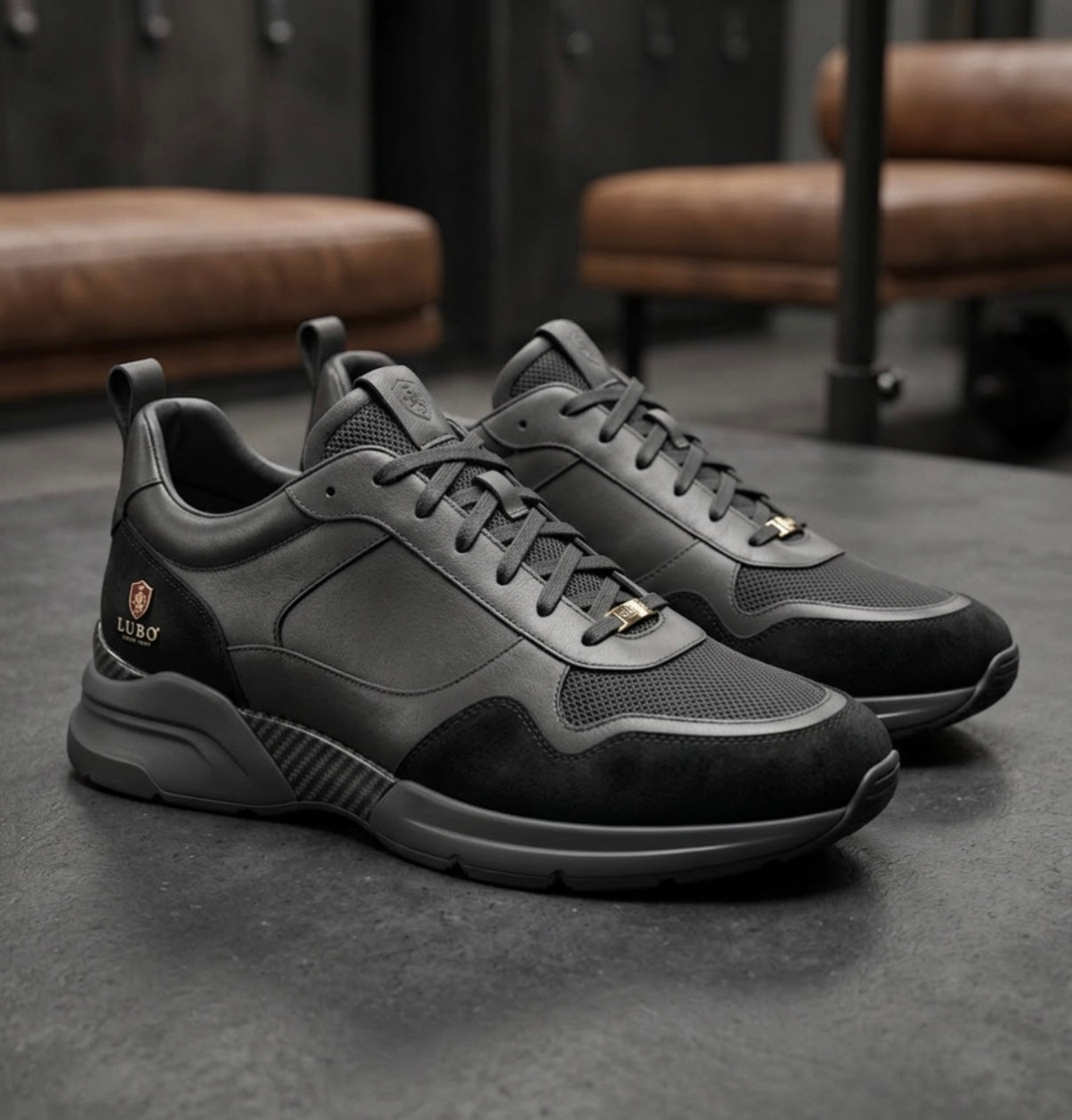 LUBO Sneaker – Black Gold II