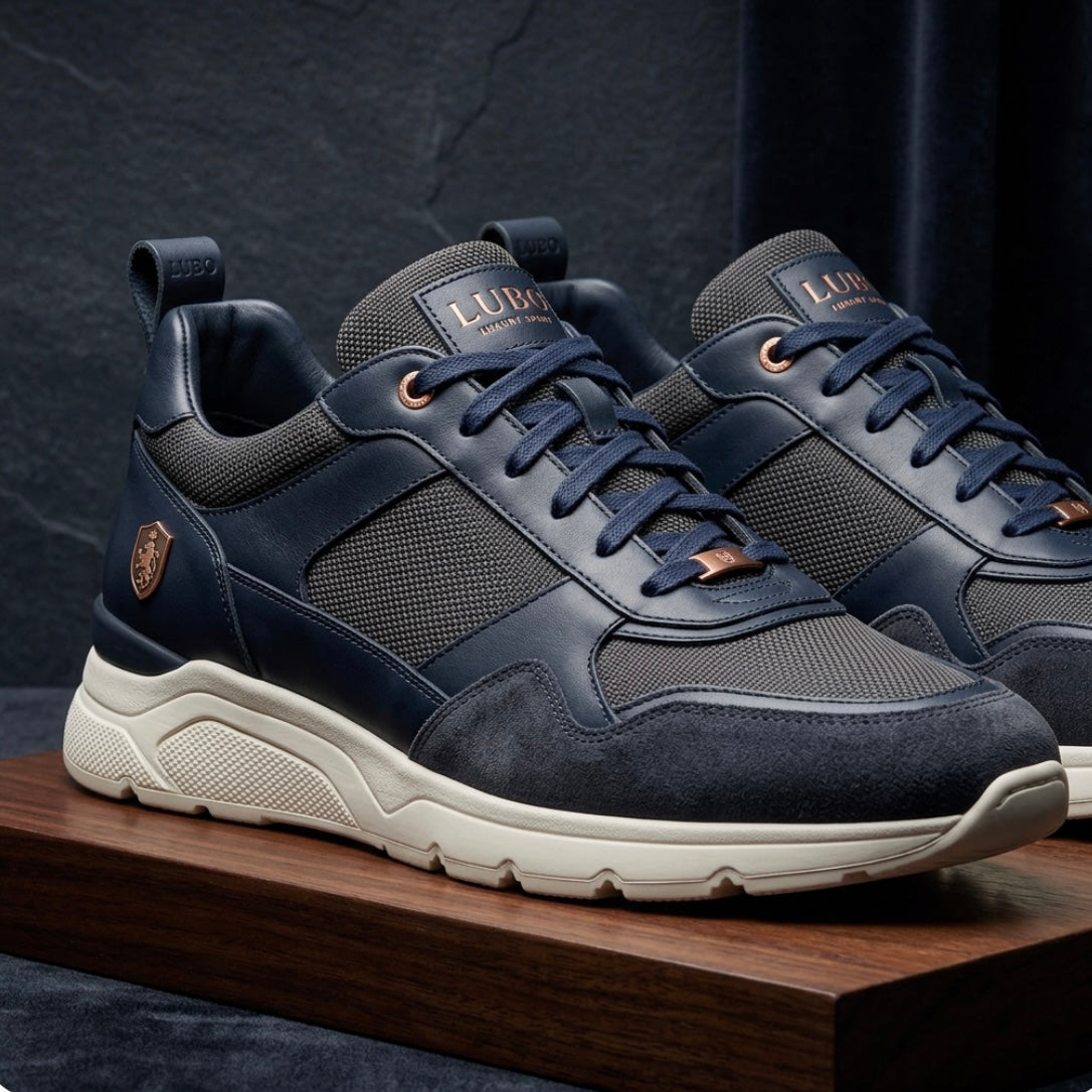 LUBO Sneaker – Navy Rose Gold